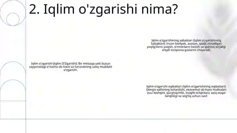 Iqlim O'Zgarishini Oldini Olish 3