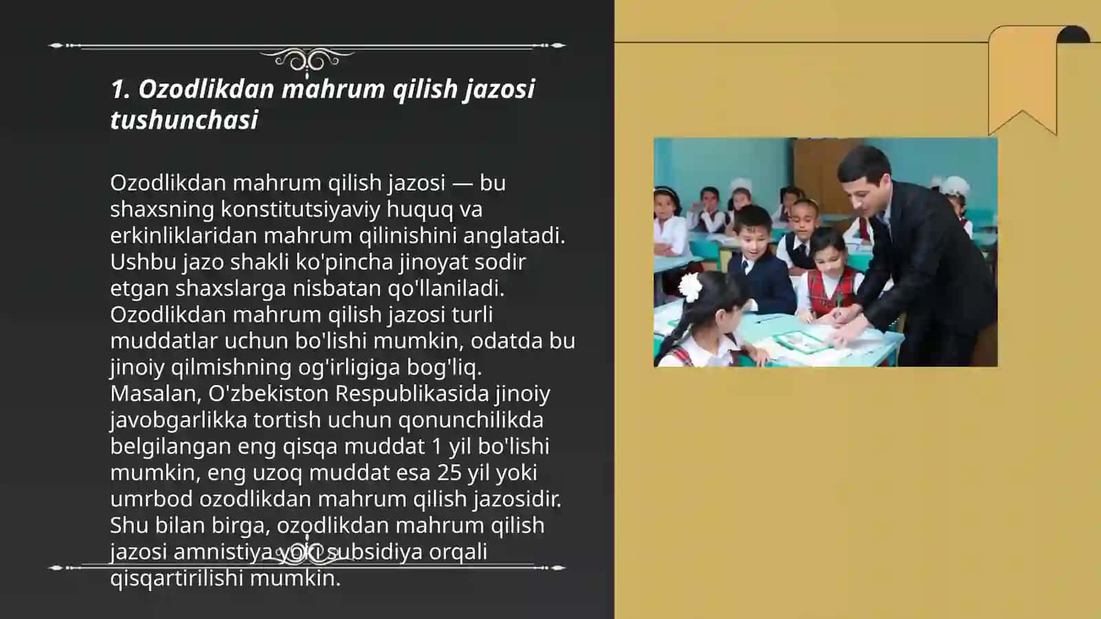 Ozodlikdan mahrum qilish tariqasidagi jazoni ijro etish muassasalari 3