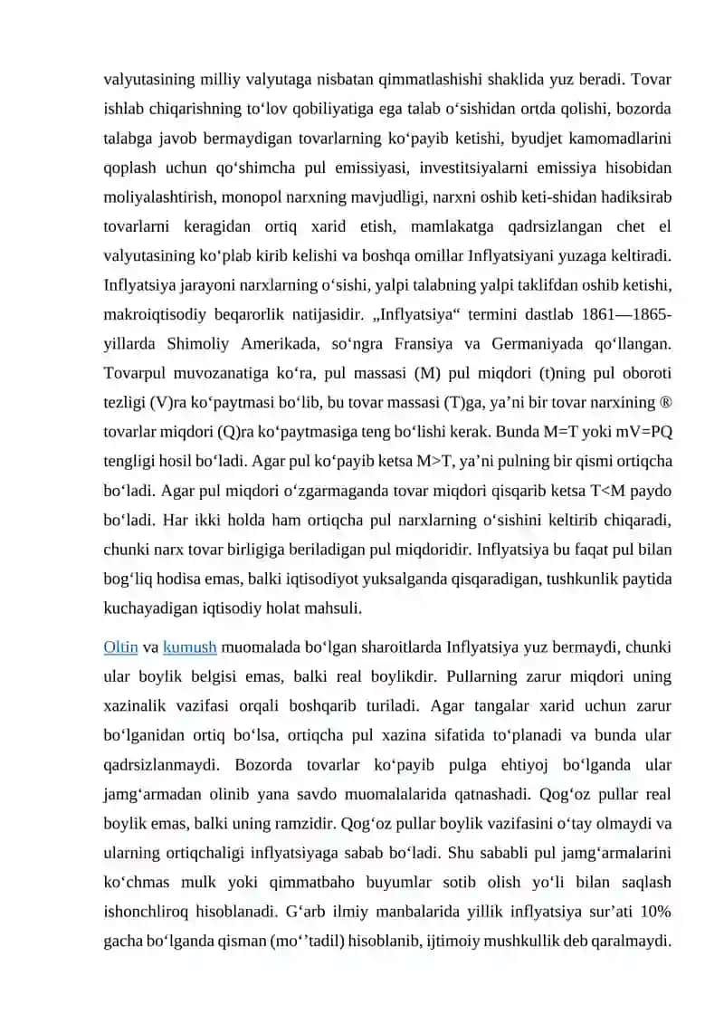 Inflyatsiyaning dinamik modellari 3