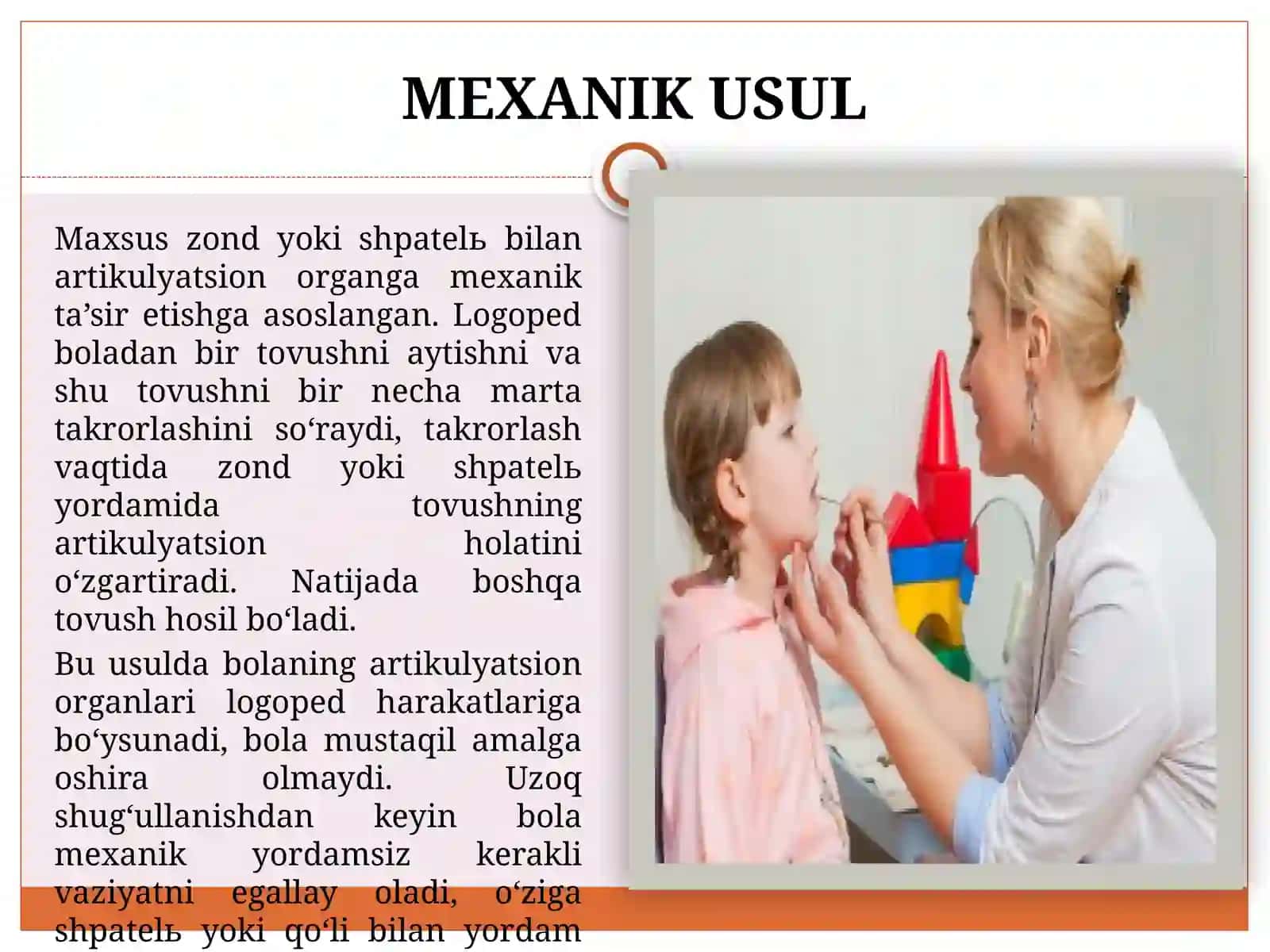 Talaffuz qilish malaklari va ko’nikmalarini shakllantirish bo’sqichi 3