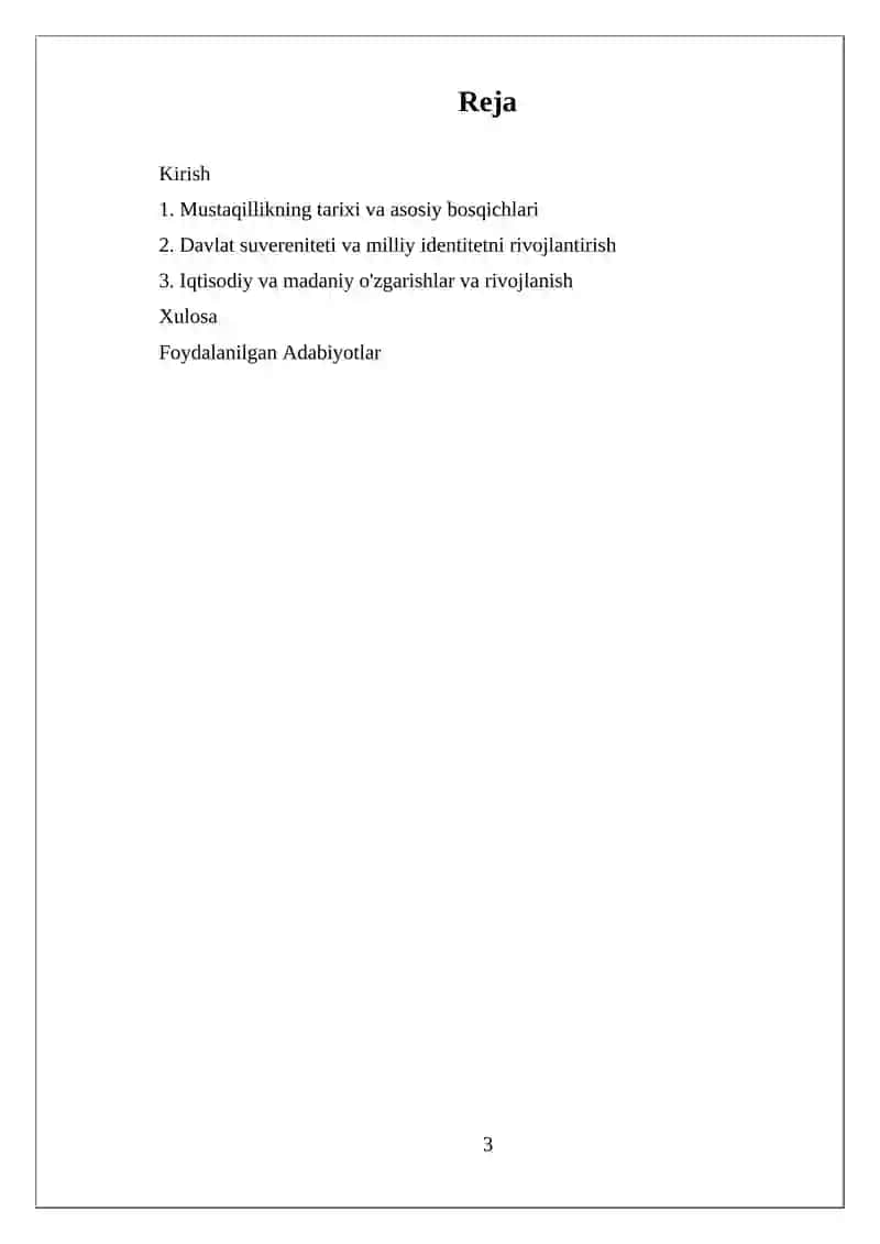 MUSTAQIL OʻZBEKISTONNING TASHKIL TOPISHINING TARIXIY AHAMIYATI 3