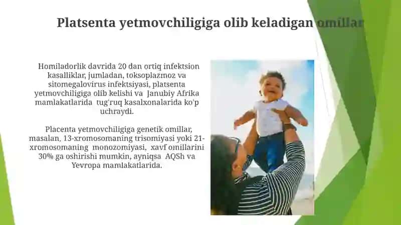 Ona va bola sistemasining shakllanishi 3
