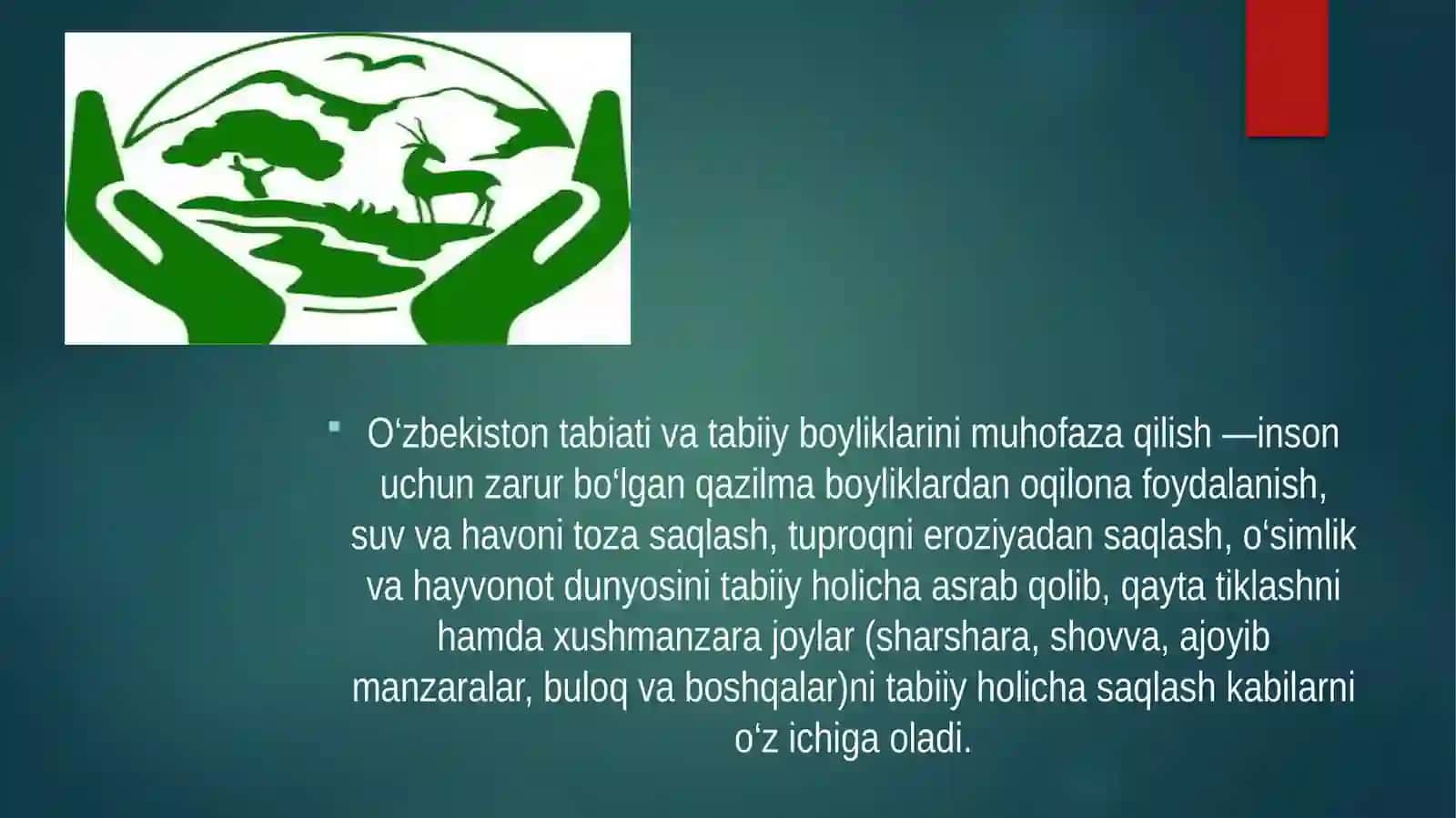 O’zbekistonning tabiiy boyliklari 3