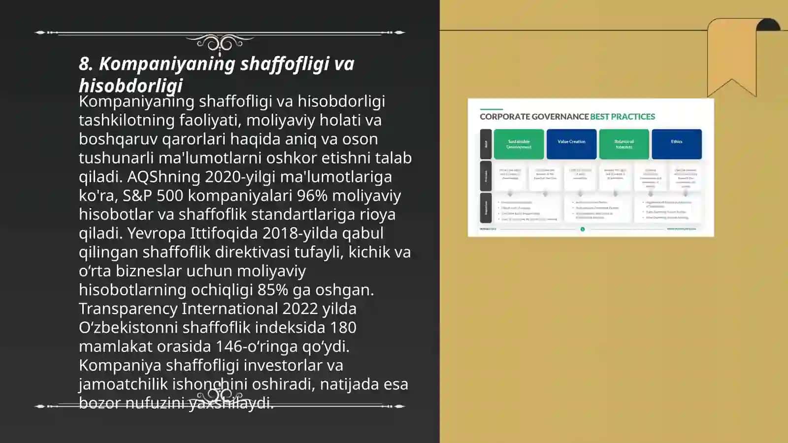 Korporativ boshqaruvda ijtimoiy masuliyat va barqarorlik 3