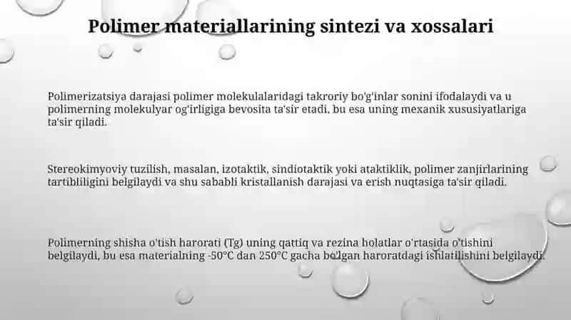 PINO PLIMER MATERYALLARNING TAYYORLANISHI VA QOLLANILISHI 3