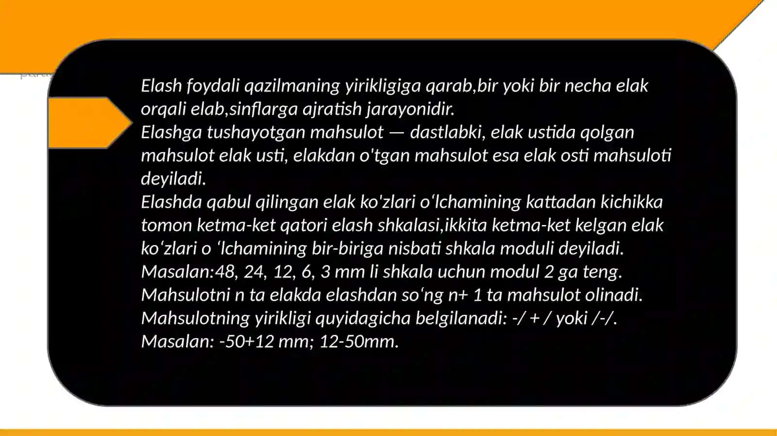 ELASH JARAYONI 3