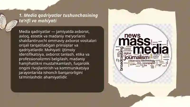 Media qadriyatlar tushunchasini mazmun va mohiyati 3
