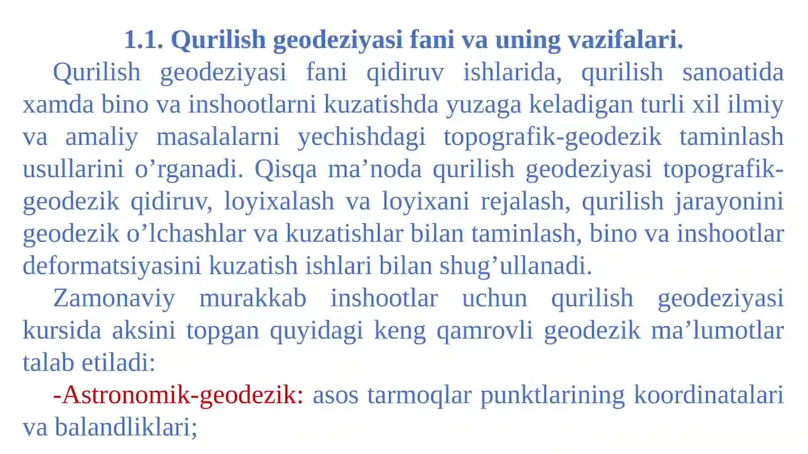 Qurilish Geodeziyasi 3
