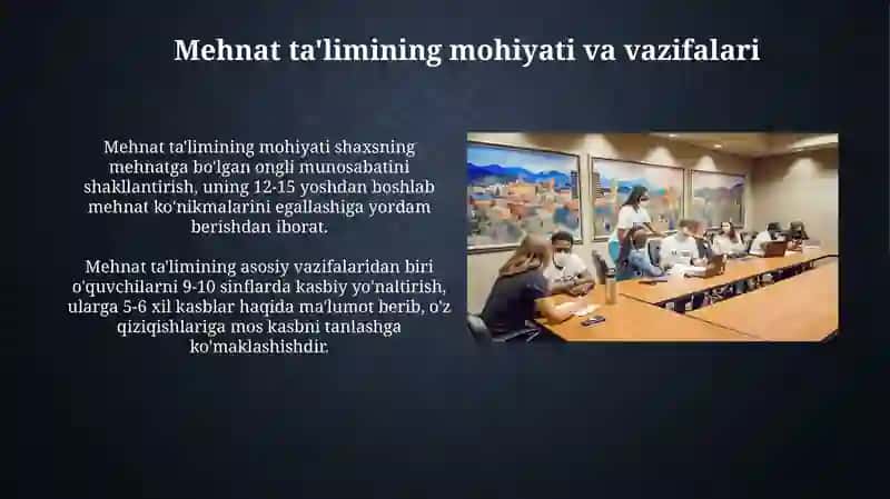 Mehnat Taʼlimi 3