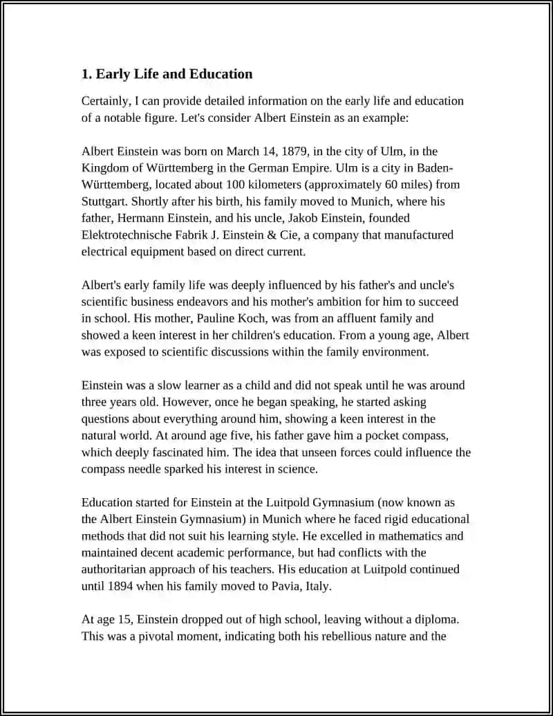Early Life and Education of Albert Einstein 3
