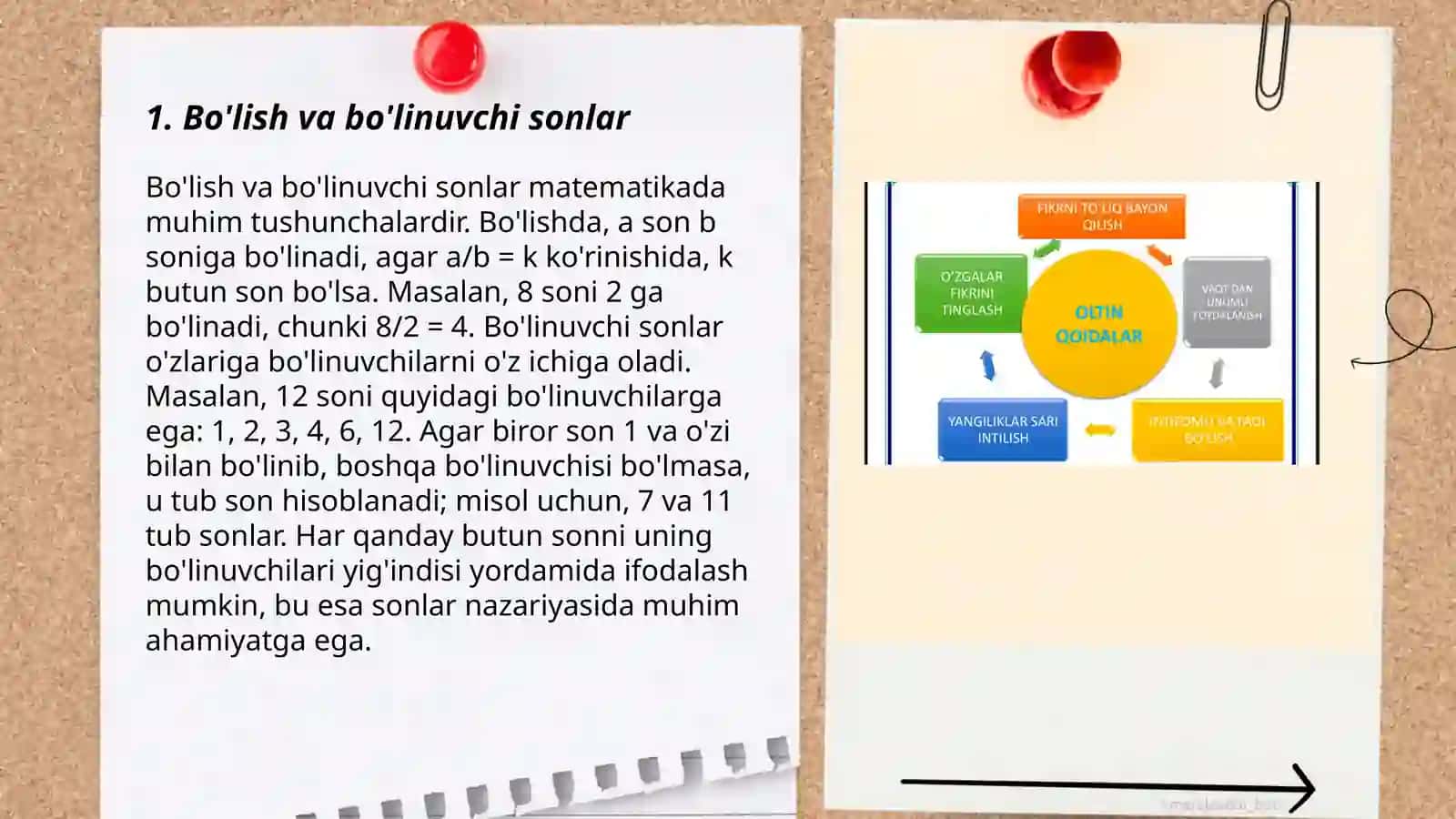 Bo'lish va bo'linuvchi sonlar 3