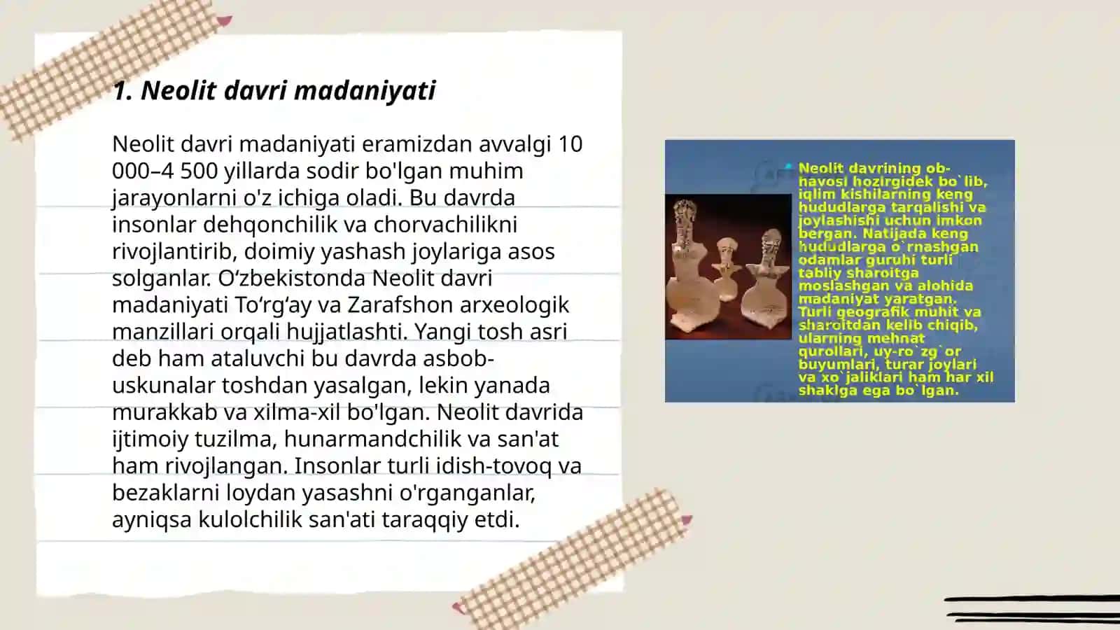 Neolit va eneolit davri yodgorliklari 3