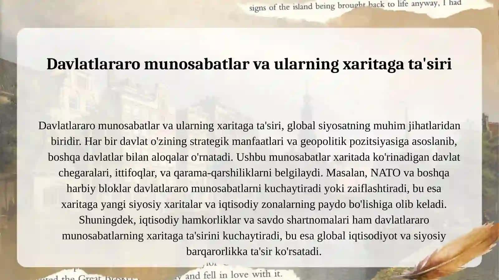 Dunyo siyosiy xaritasi bilan ishlash 3