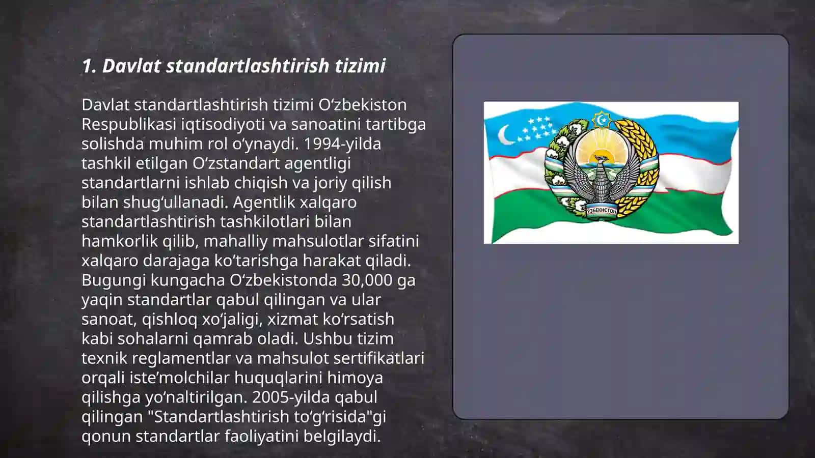 Davlat va xalqaro standartlar 3
