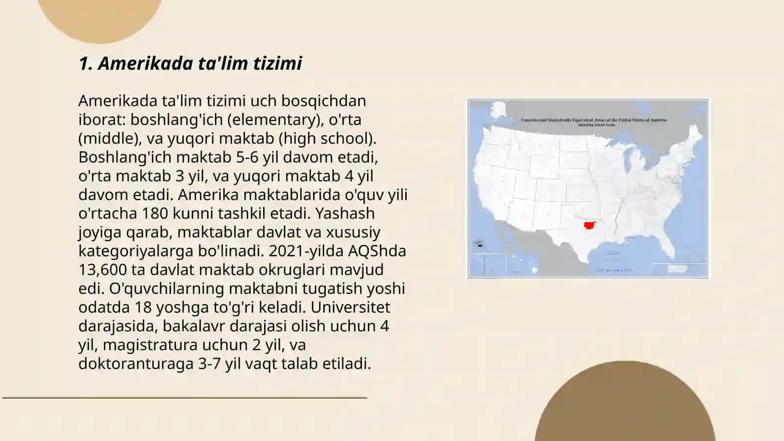 Amerikada ta'lim tizimi 3