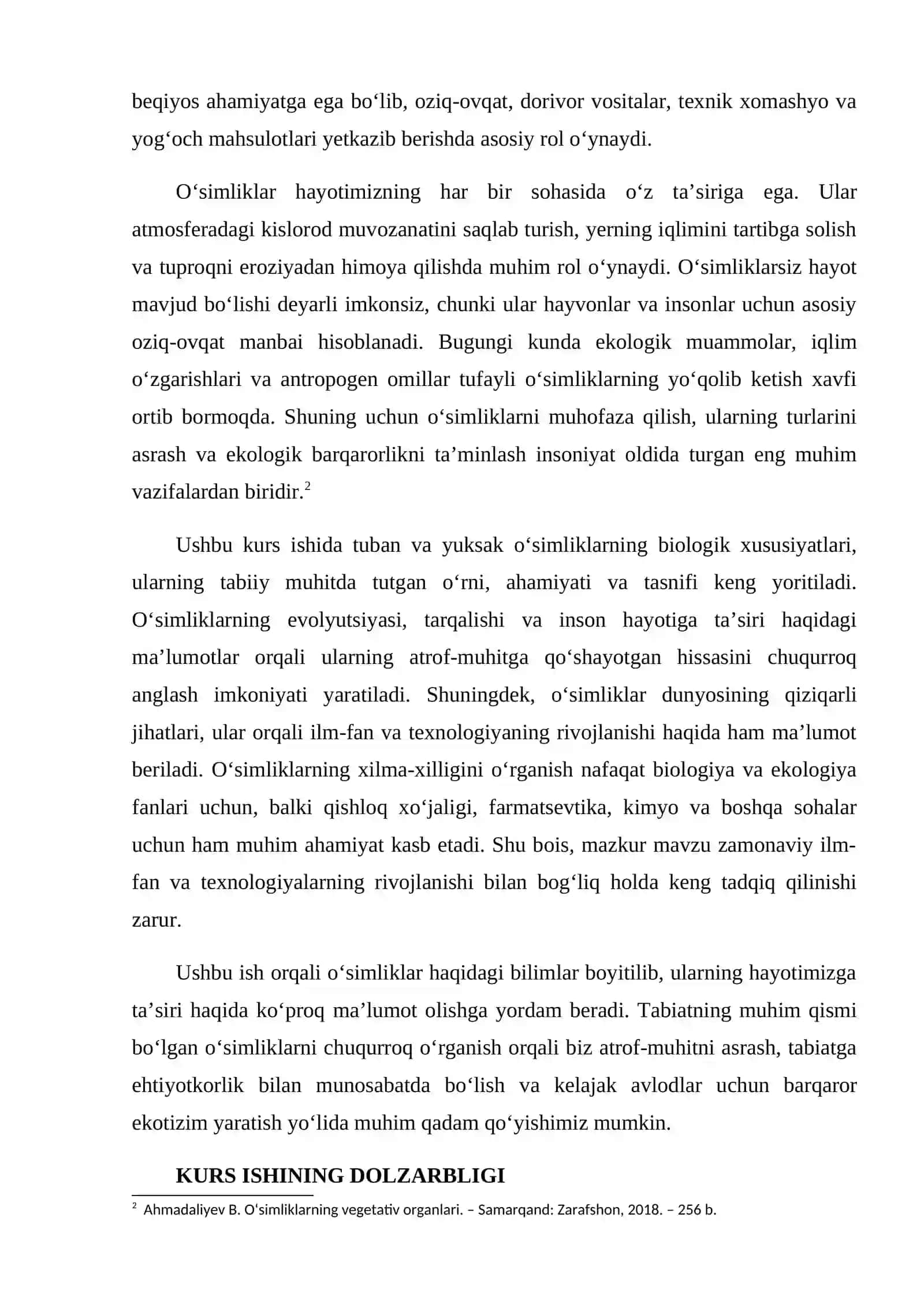Tuban va Yuksak osimliklar 3