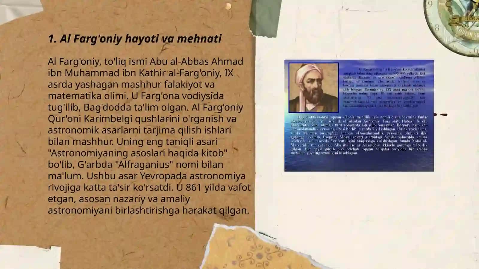 Al Farg'oniy hayoti va mehnati 3