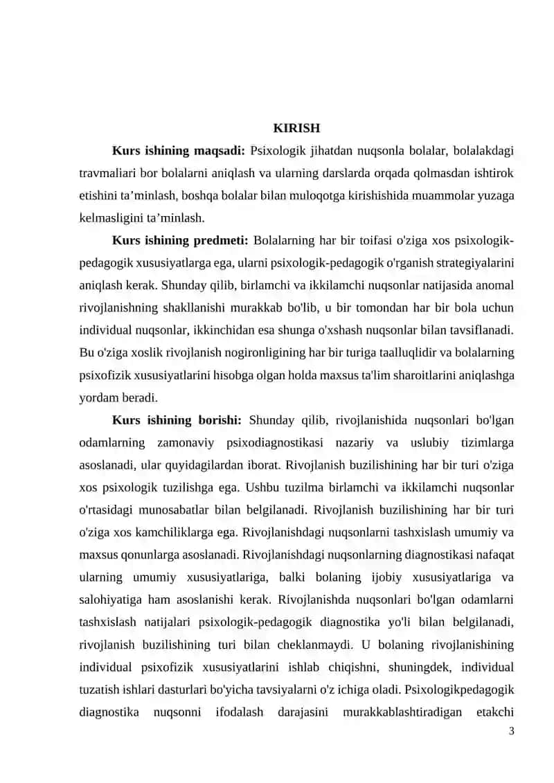 TA’LIM-TARBIYA JARAYONIDA O‘QUVCHILARDAGI PSIXOLOGIK NUQSONLARINI ANIQLASH 3