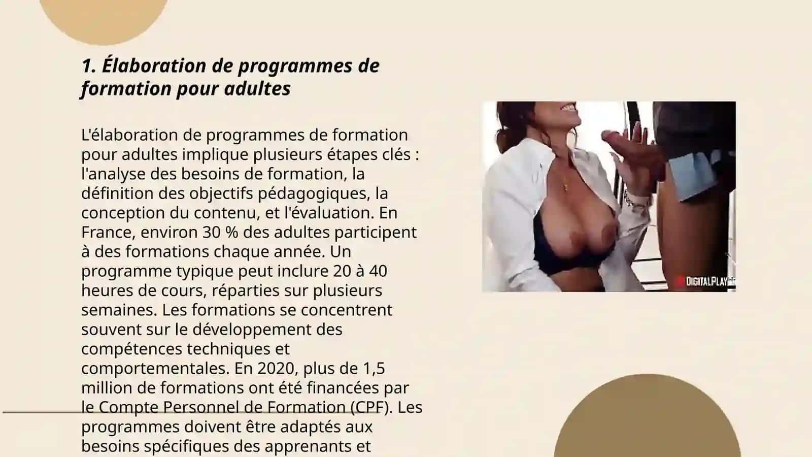 Élaboration de programmes de formation pour adultes 3
