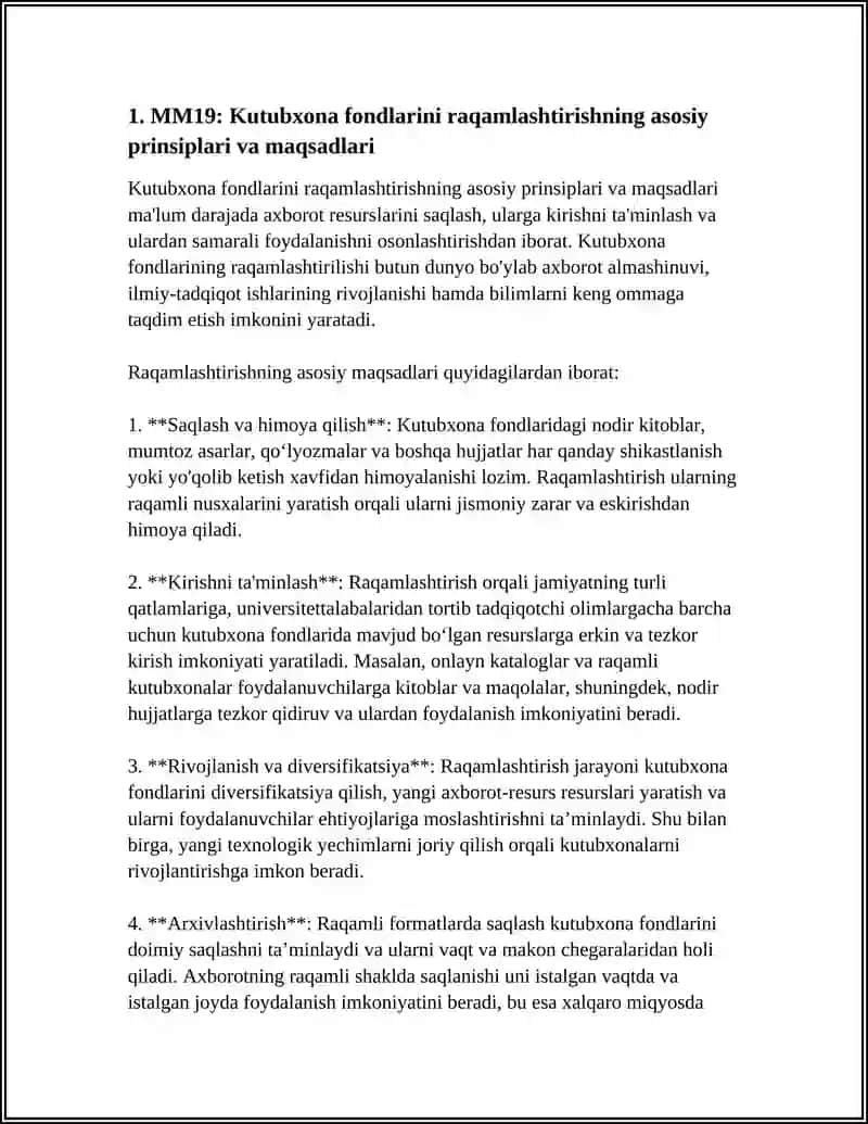 MM19 Kutubxona Fondlarini Raqamlashtirish Va Taqdim Etishda Raqamli Nusxalar Technologiyalari 3