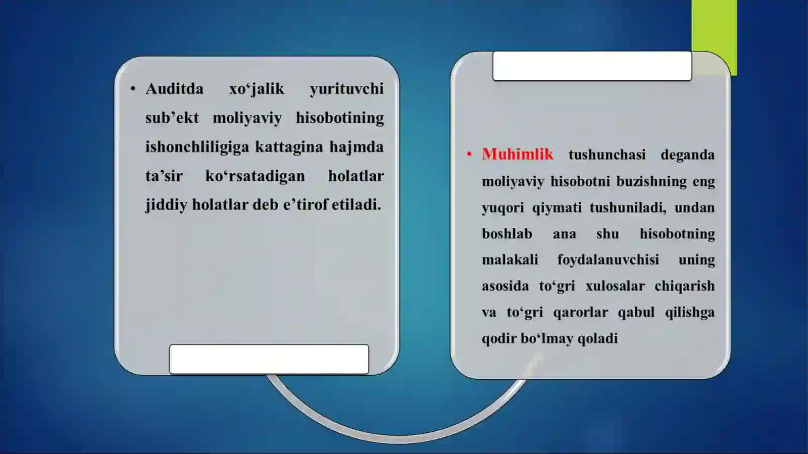 Auditorlik riski va muhimlik 3