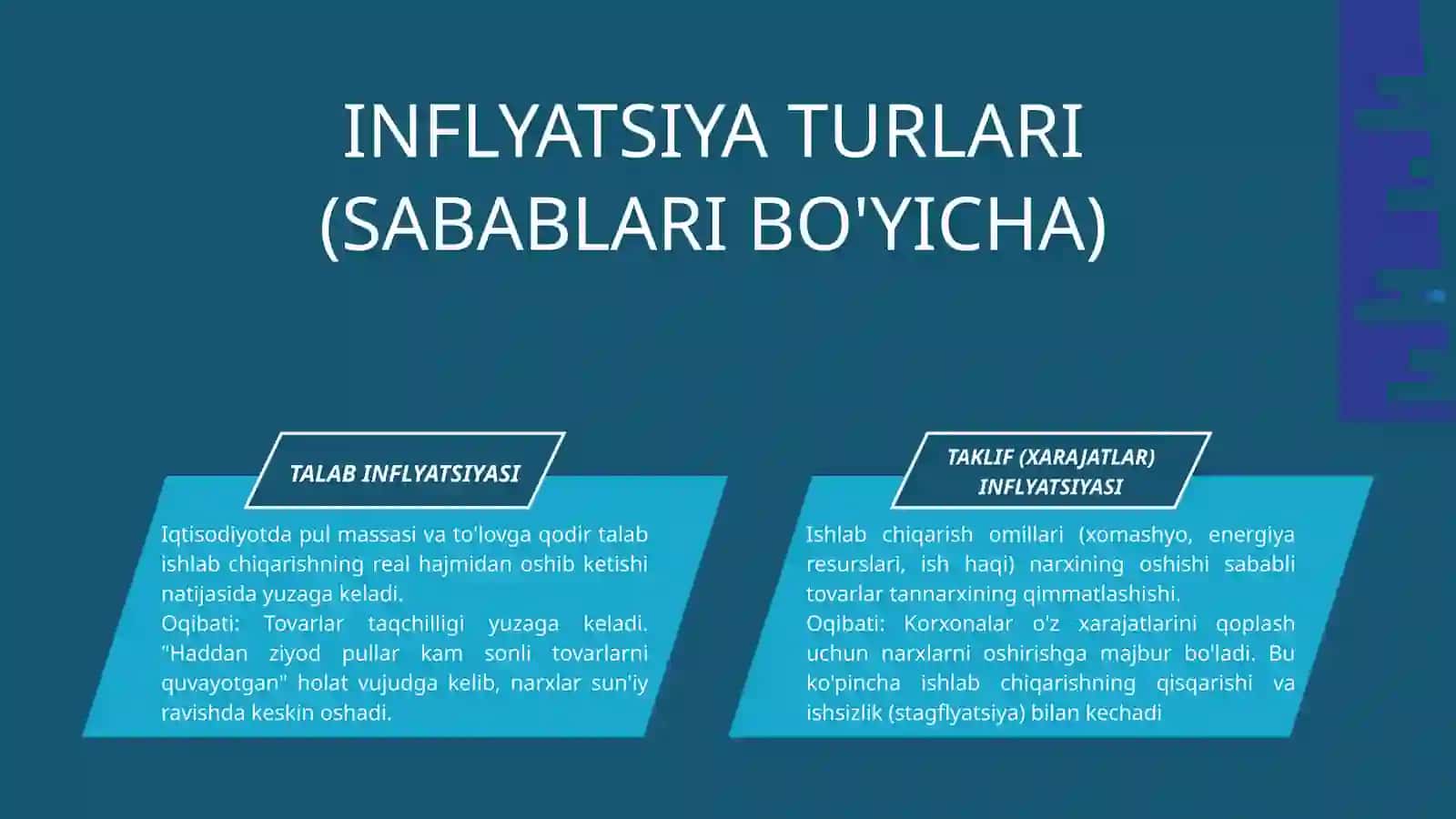 Inflyatsiya va aksilinflyatsiya siyosati. Yalpi talab - yalpi taklif modeli (AD-AS). Iste'mol, jamg'arish va investitsiya funksiyalari1 3