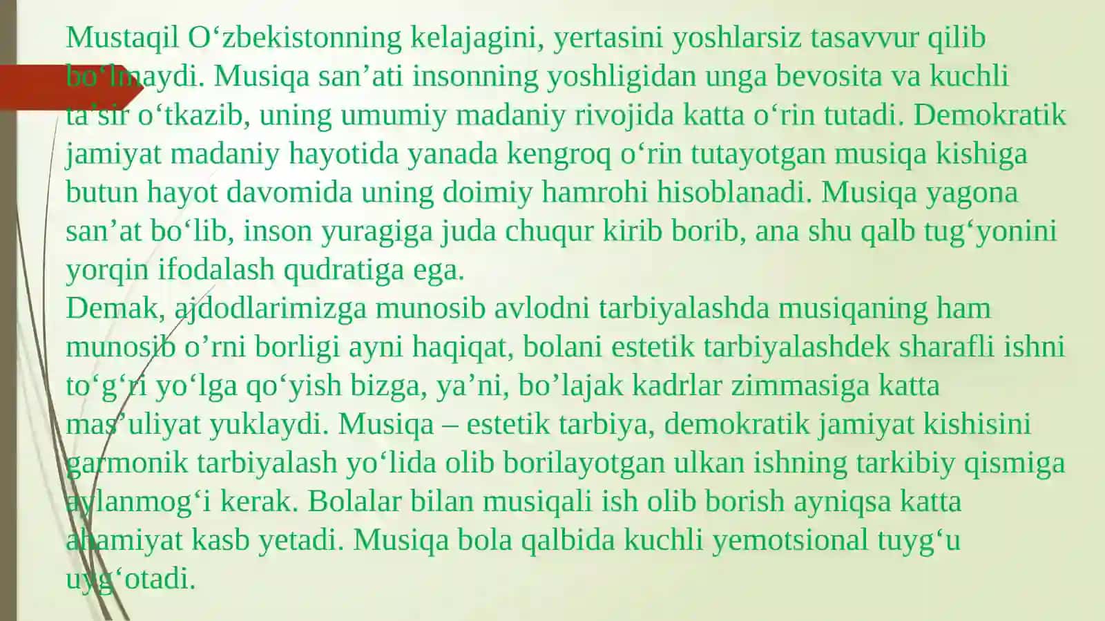 Musiqaviy tarbiya 3