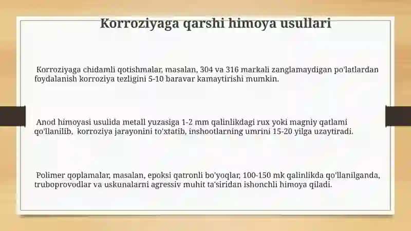 Neft gaz sanoati qurulmalari korroziyasi 3
