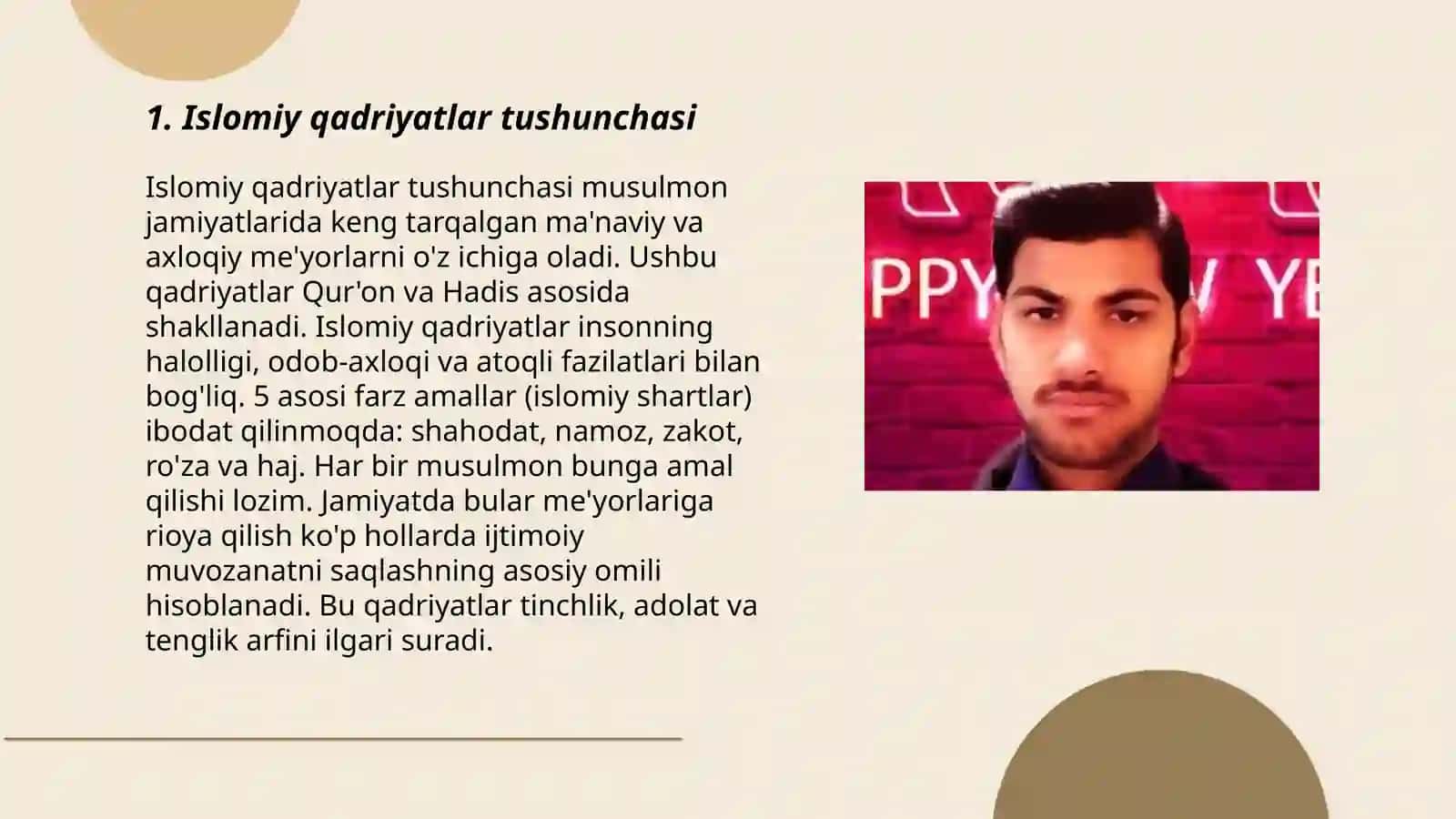 Shayx muhammad sodiq Muhammad Yusufning "Baxtiyor oila "asarida islomiy qadriyatlar talqini 3
