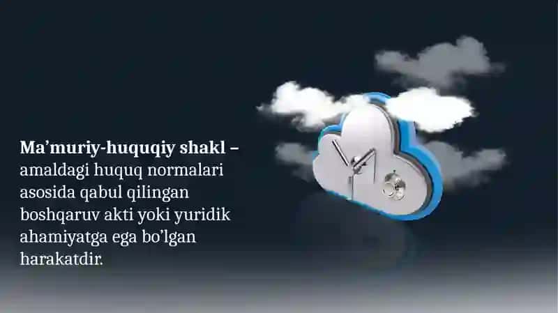 Davlatboshqaruvining ma’muriy-huquqiy shakllari 3