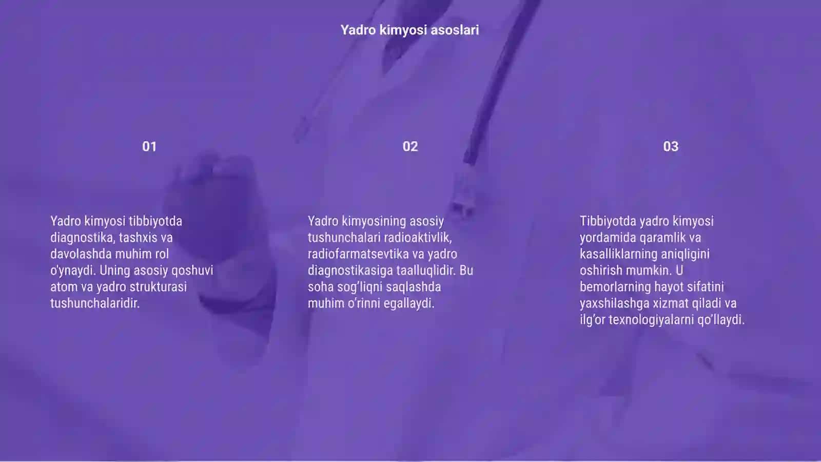 Yadro kimyosining tibbiyotdagi orni 3