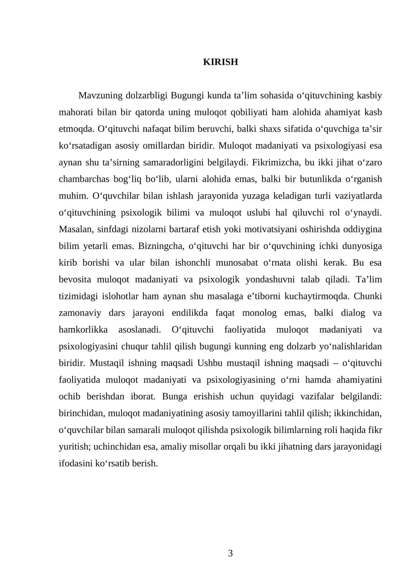 O’qituvchi faoliyatida muloqot madaniyati va psixologiyasi 3