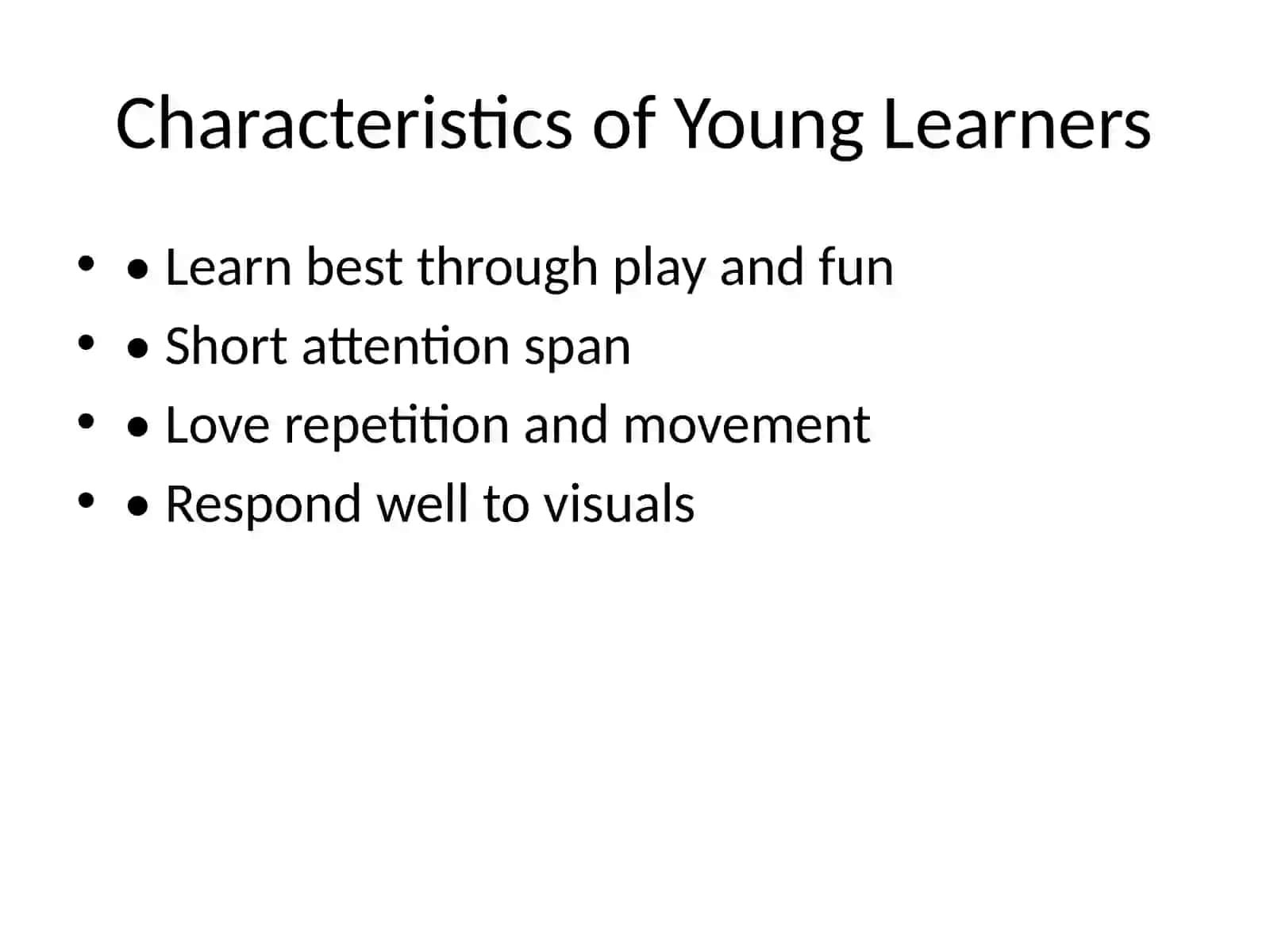Teaching Vocabulary for Young Learners 3