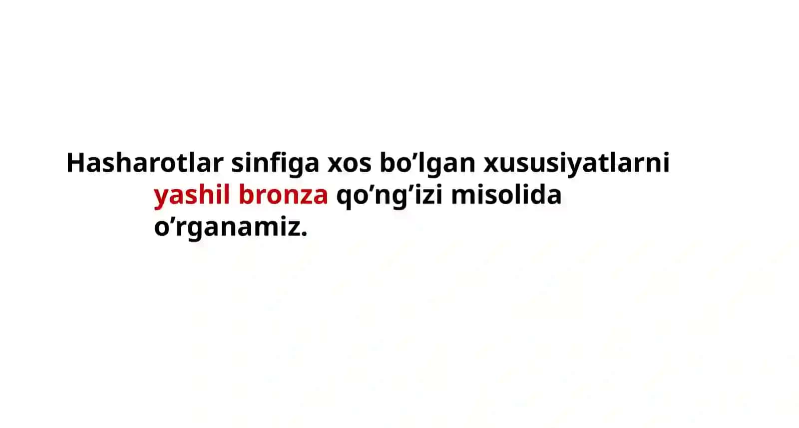 HASHAROTLAR SINFI 3