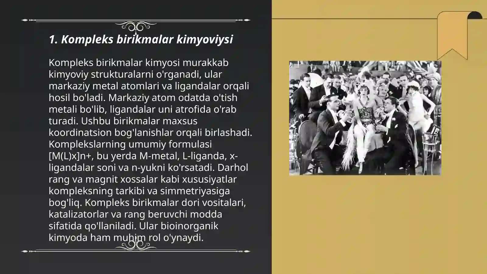 Kompleks birikmalar kimyoviysi 3