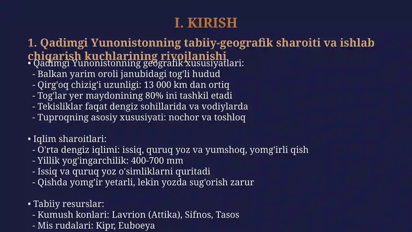 Qadimgi Yunonistonning ishlab chiqarish kuchlari 3