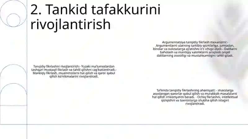 Argumentatsiya Tankidiy Fikrlash Mezanizmi 3