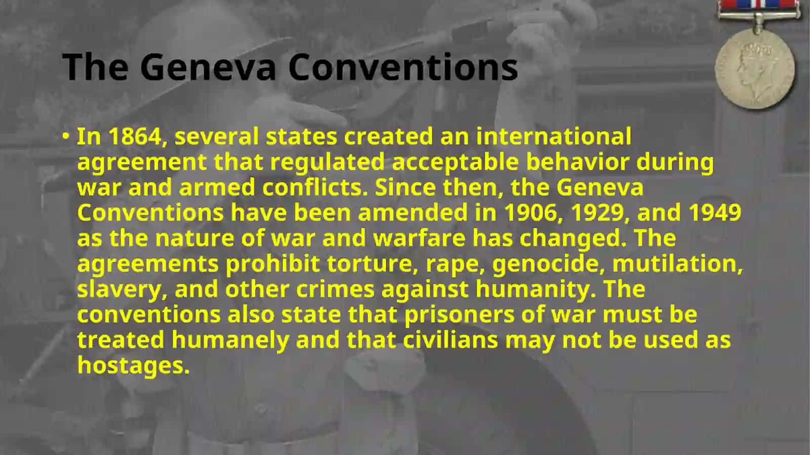 The Geneva Conventions 3