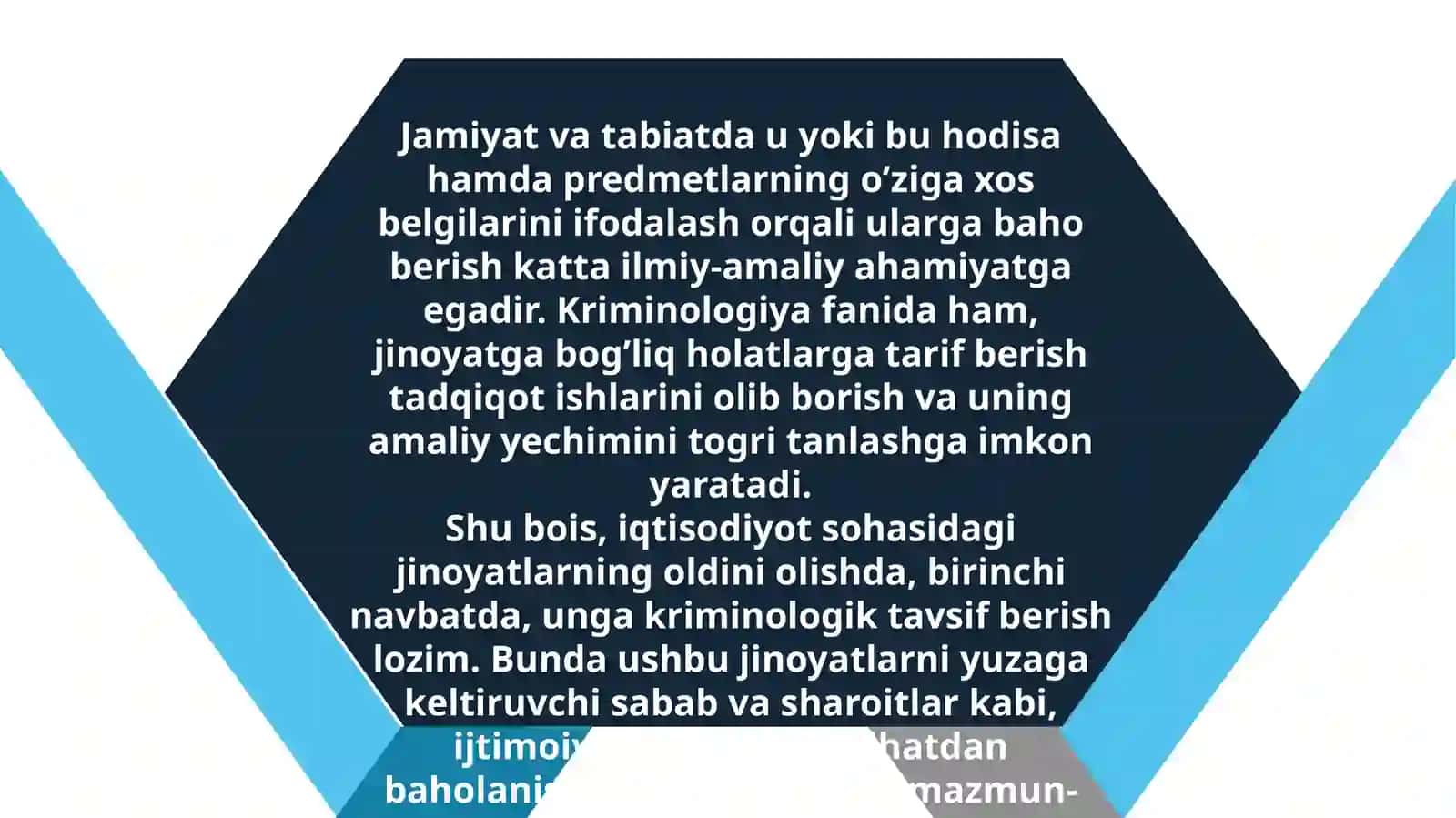 Iqtisodiyot sohasidagi jinoyatlarning kriminologik tavsifi va ularning oldini olish 3