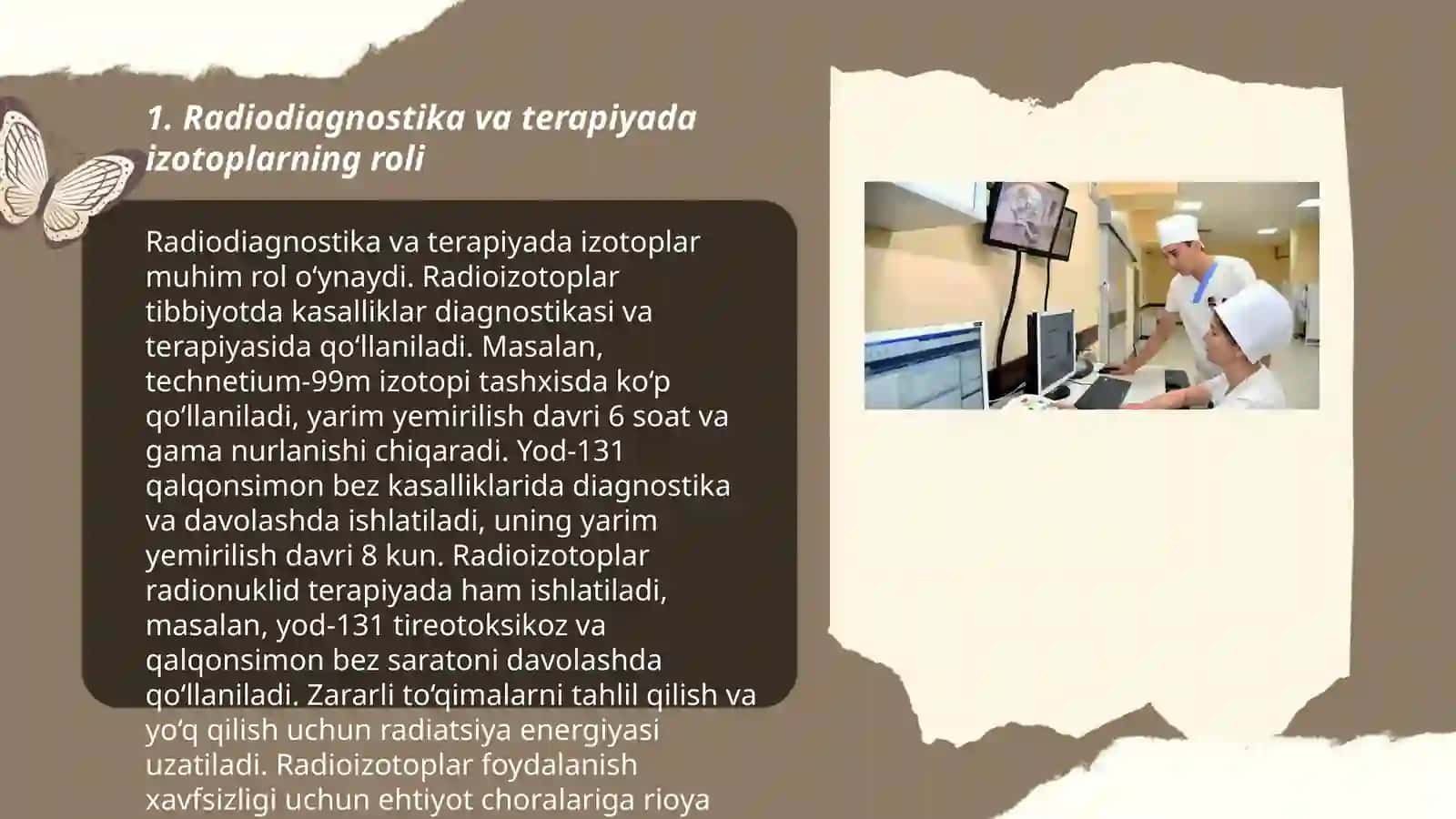 Radiologiya va terapiyada radioaktiv izotoplarni qo'llash 3