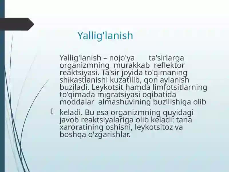 AYOL JINSIY A'ZOLARININGYALLIGLANISh KASALLIKLARI 3