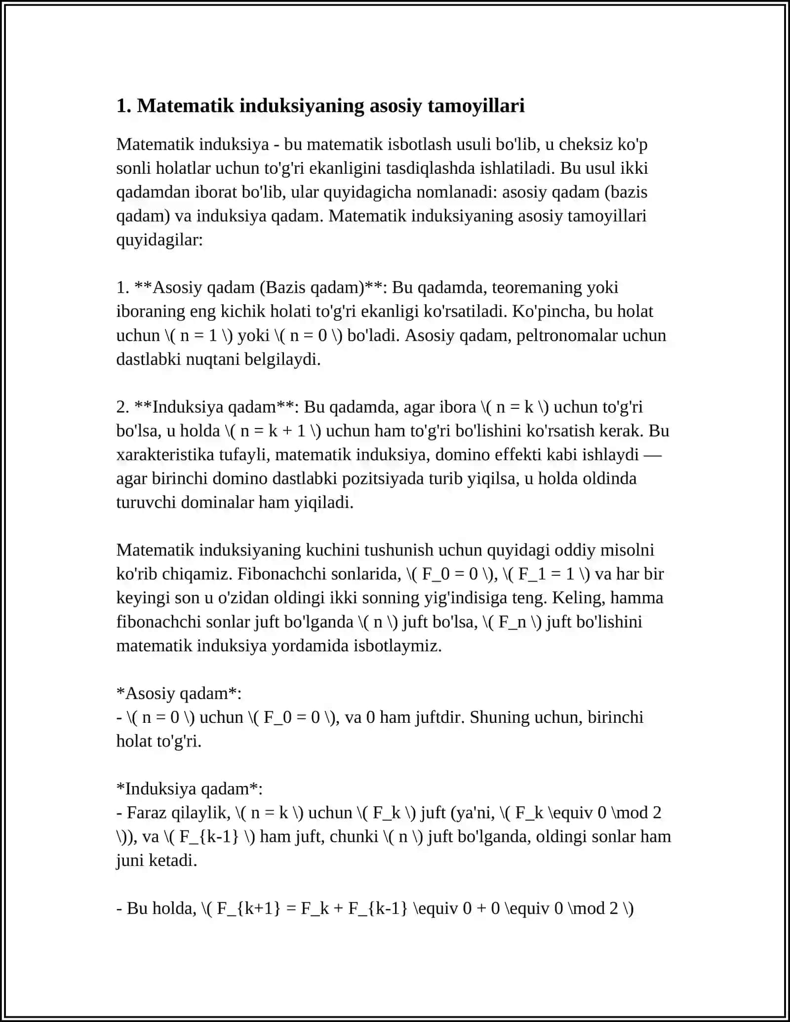 MATEMATIKDA INDUKSIYA METODI 3