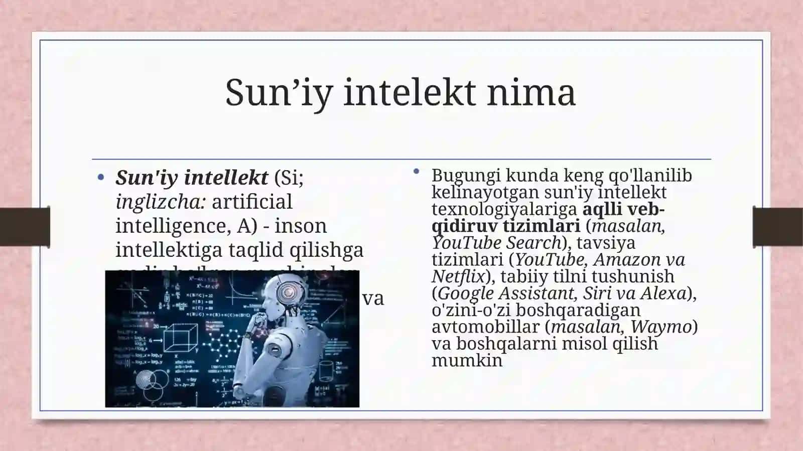 Sun’iy intellekt tizimlari 3