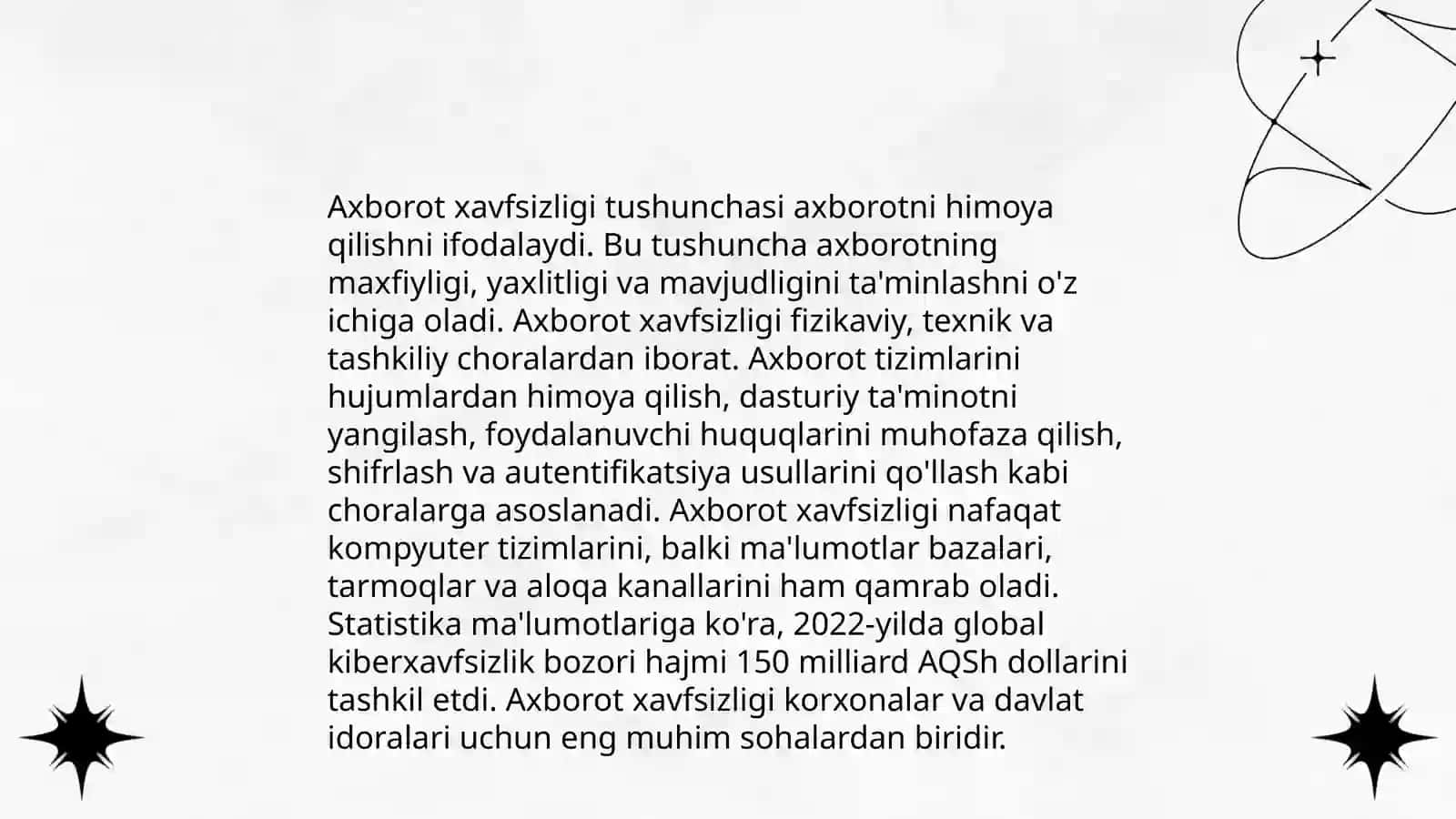 O'zbekistonda axborot xavfsizligining ma'naviy va huquqiy asoslari 3