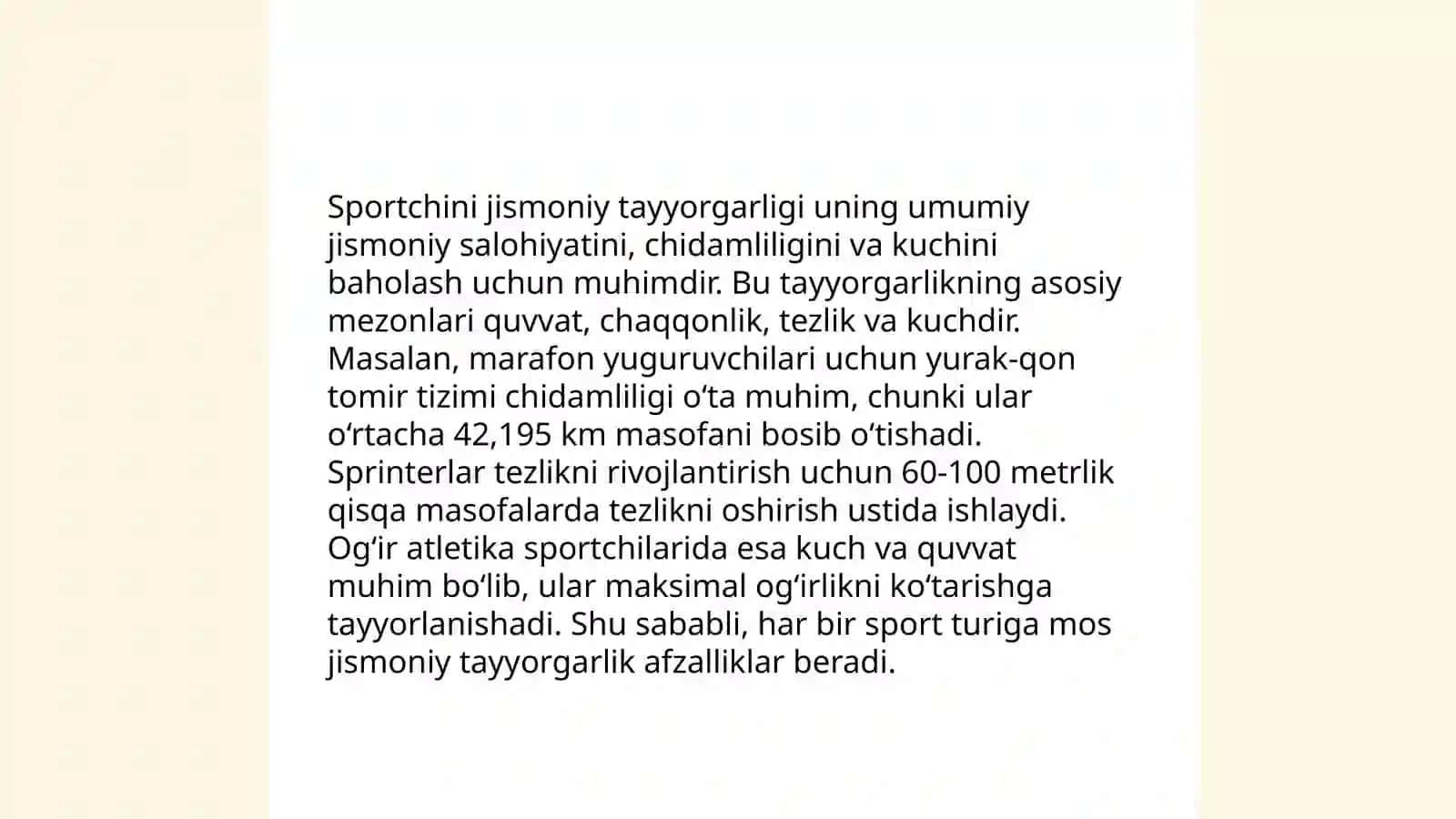 Sportchilarning texnik va taktik tayyorgarligi 3