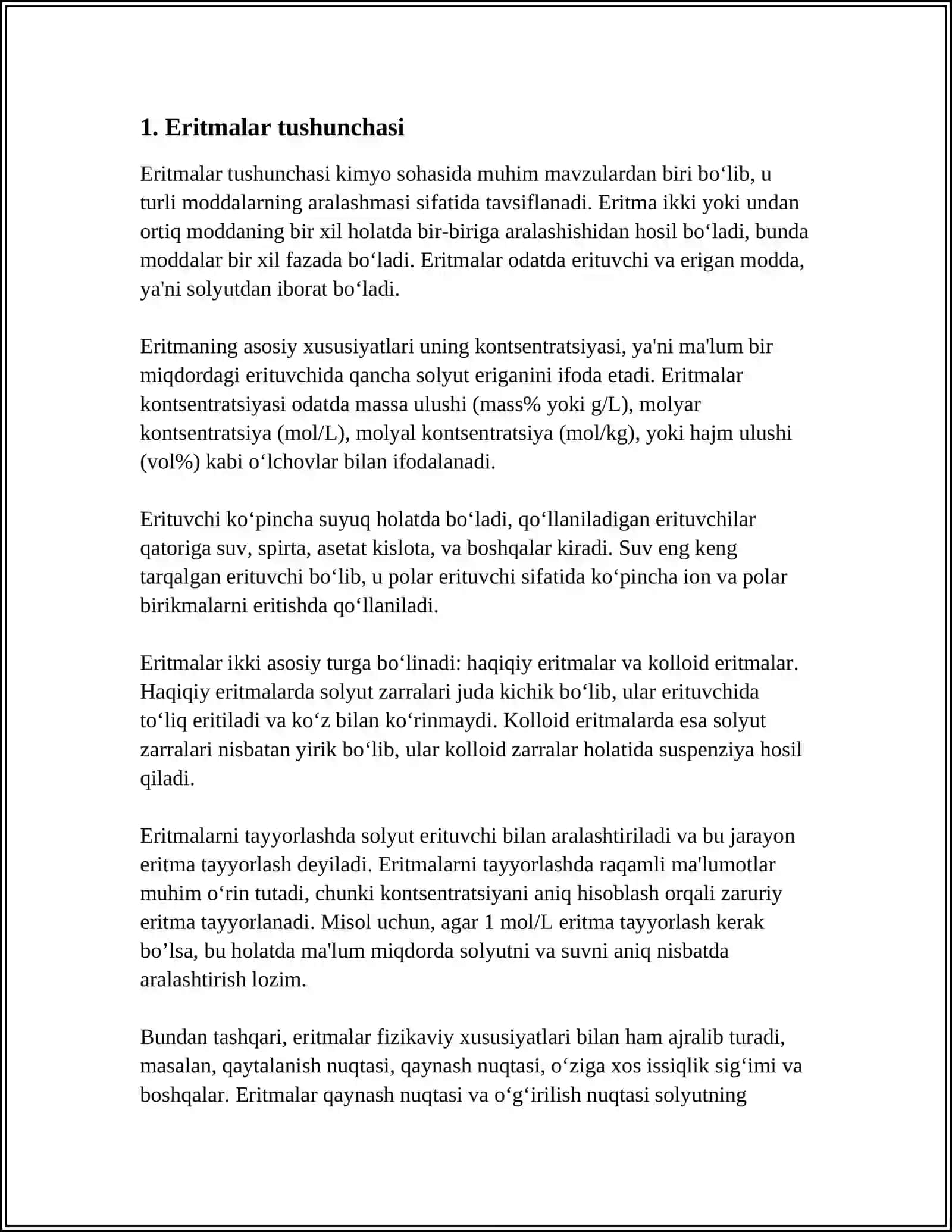 ERITMALAR.MODDALAR ERUVCHANLIGI 3