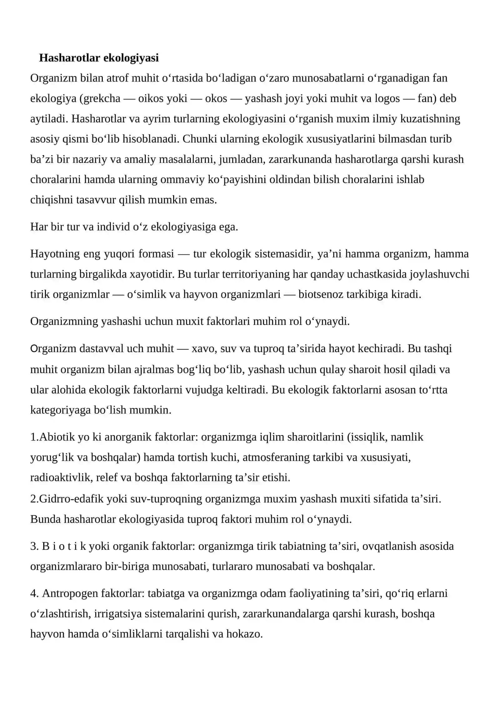 Hasharotlarning ekologiyasi va sistematikasi 3