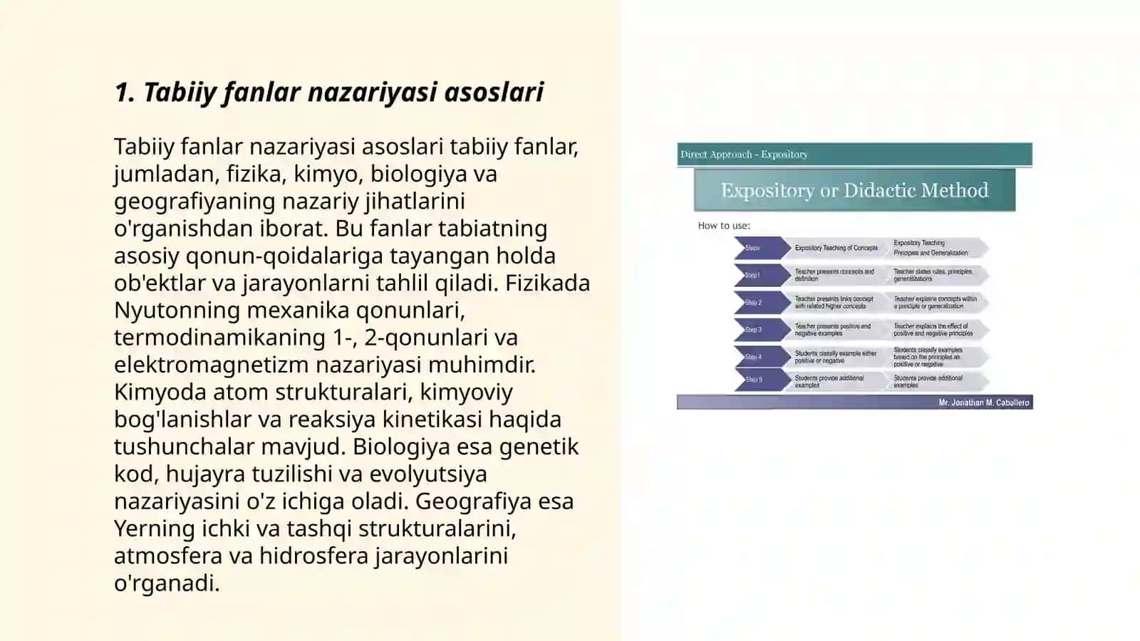 Tabiiy fanlar nazariyasi va metodikasi 3