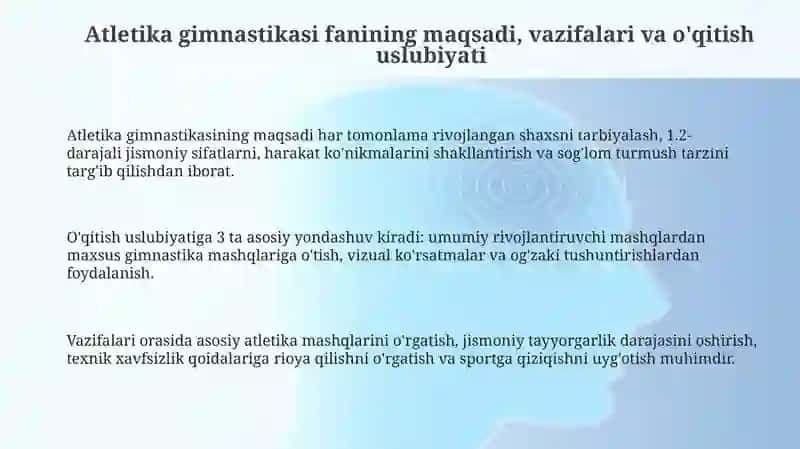 Yingil atlitika va uni uqitish metodikasi fanining maqsadi va vazilarai hamda rivojlanish tarixi 3