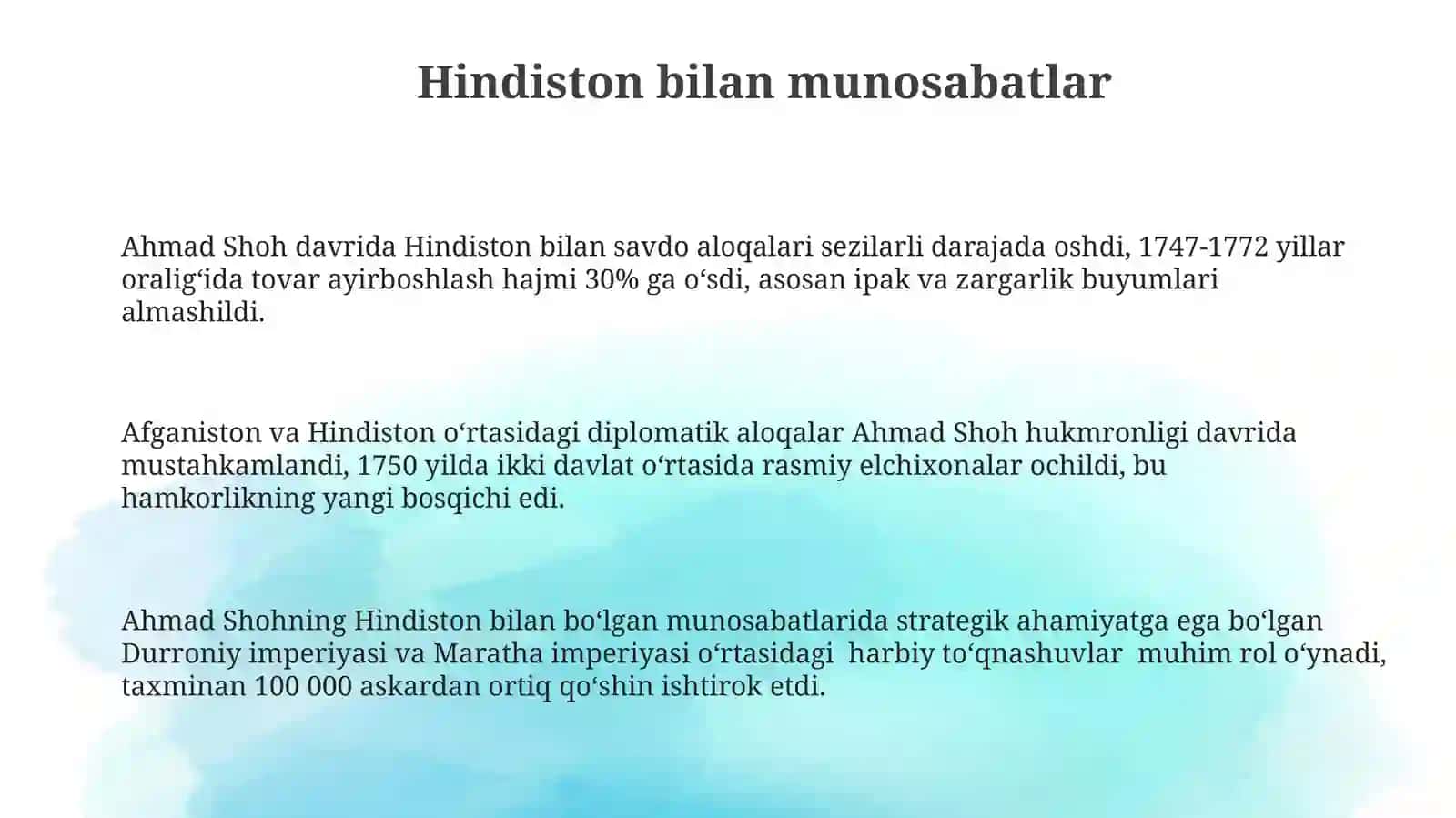 Ahmad Shohning ichki va tashqi siyosati 3